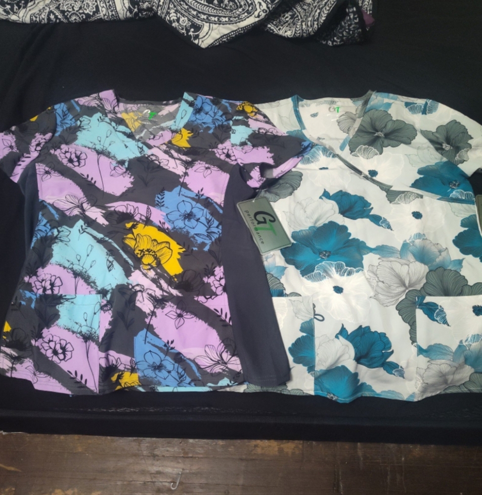 Women's scrub tops